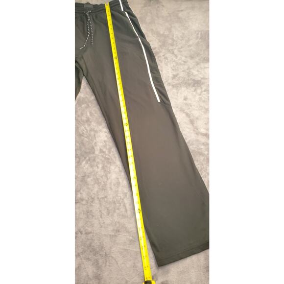 Adidas Louisville Cardinals Sz M Team Black Track Pants Ankle Zip Mesh Ca15 - Picture 2 of 8